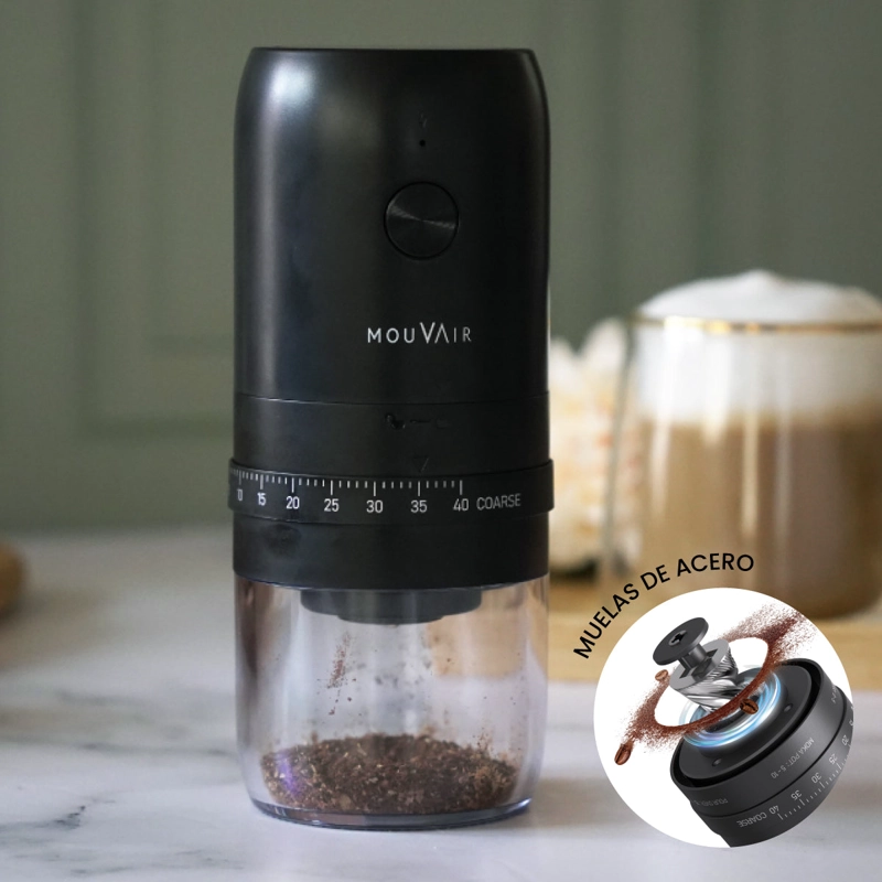 MOLINILLO DE CAFE  ELE CTRICO AJUSTABLE VERSION PRO MOUVAIR - 4
