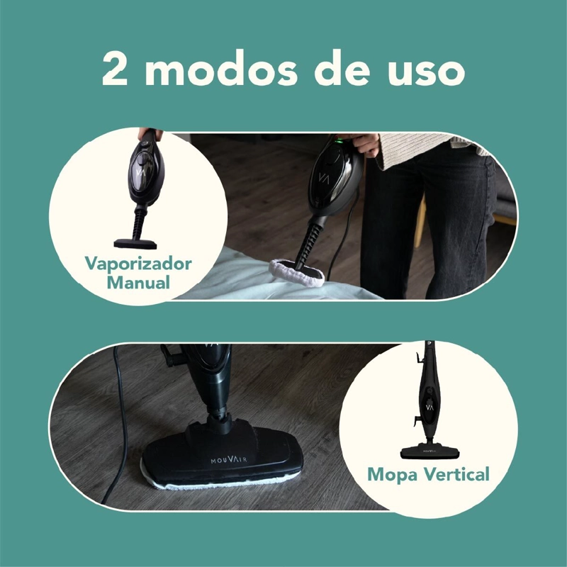 MOPA DE VAPOR 8 EN 1 MOUVAIR STEAM - 8