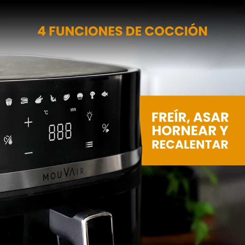 FREIDORA DE AIRE MOUVAIR SUPREME 8L - 6