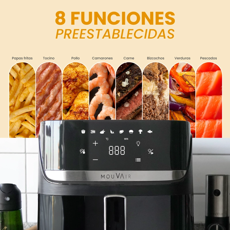 FREIDORA DE AIRE MOUVAIR SUPREME 8L - 7