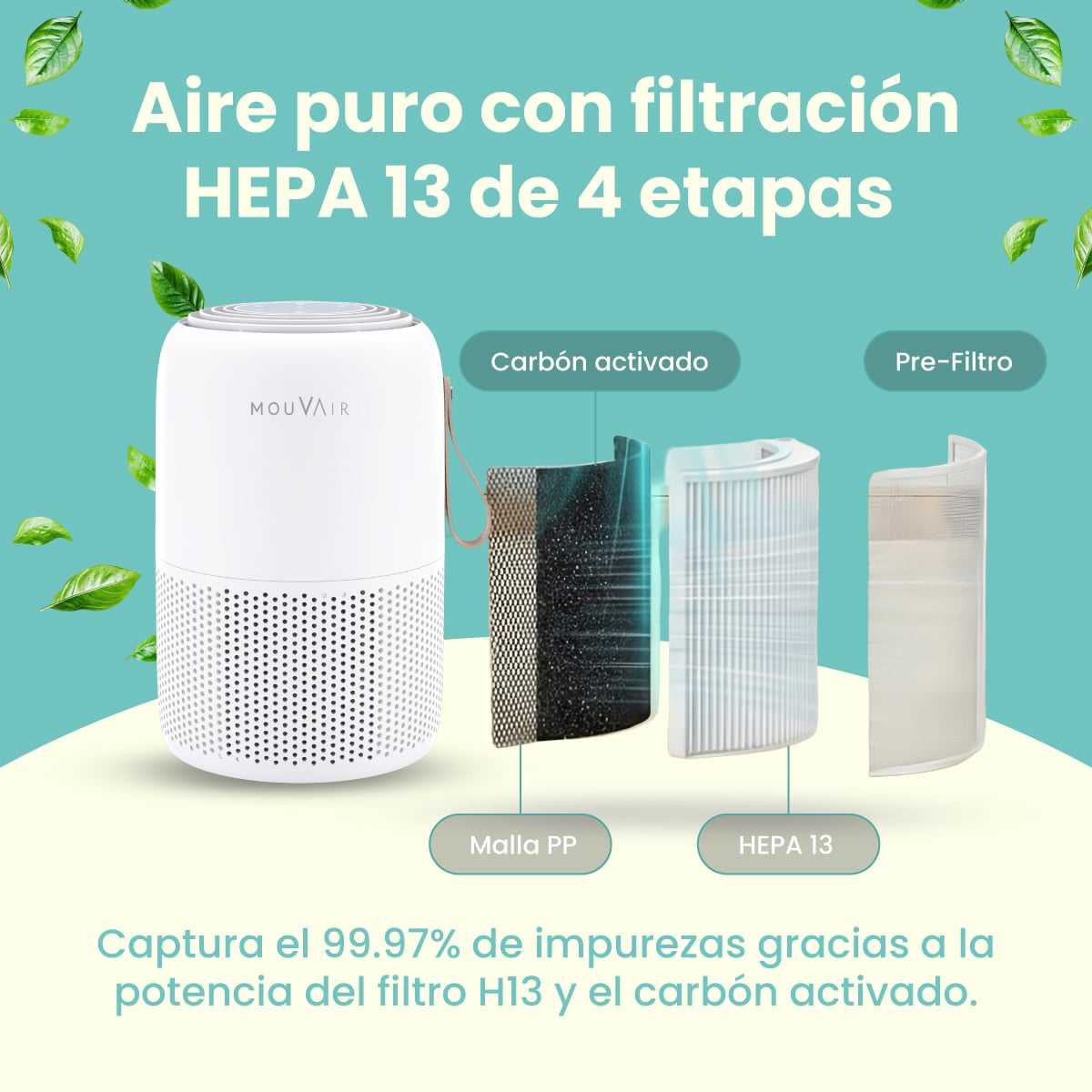 PURIFICADOR DE AIRE MOUVAIR VITAL - 3