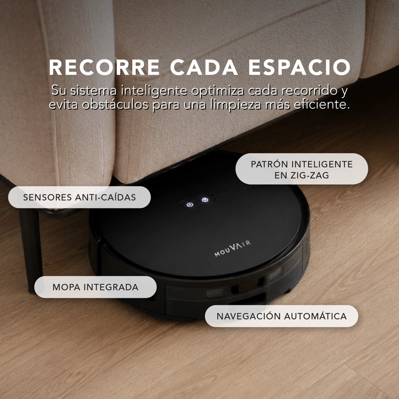 ASPIRADORA ROBOT Y TRAPEADORA MOUVAIR SMART CLEAN - 4