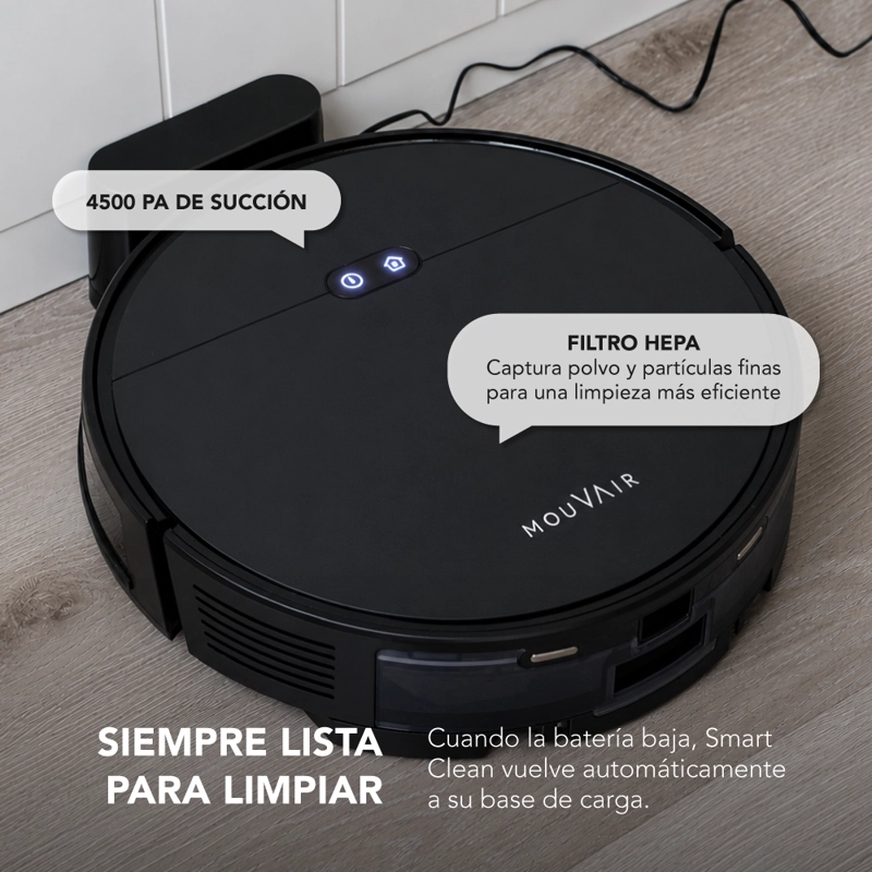 ASPIRADORA ROBOT Y TRAPEADORA MOUVAIR SMART CLEAN - 6