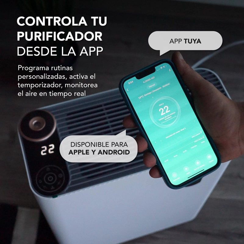 PURIFICADOR DE AIRE MOUVAIR CALM + FILTRO HEPA H13 - 4