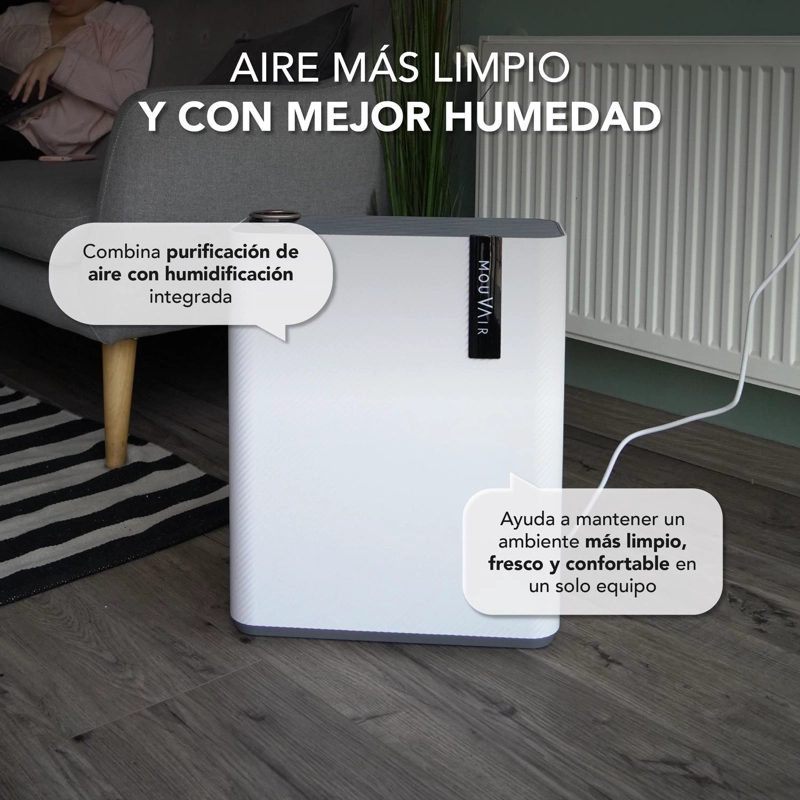 PURIFICADOR DE AIRE MOUVAIR CALM + FILTRO HEPA H13 - 5