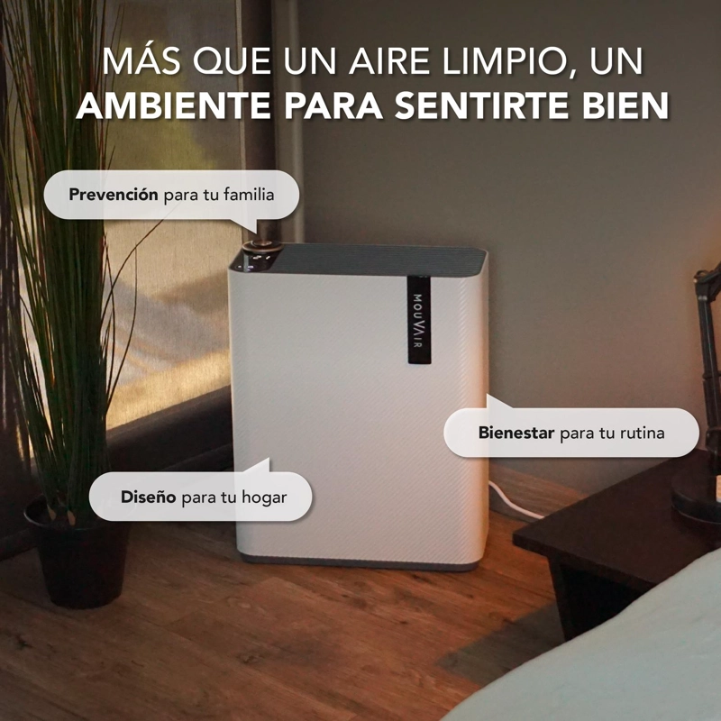 PURIFICADOR DE AIRE MOUVAIR CALM + FILTRO HEPA H13 - 6