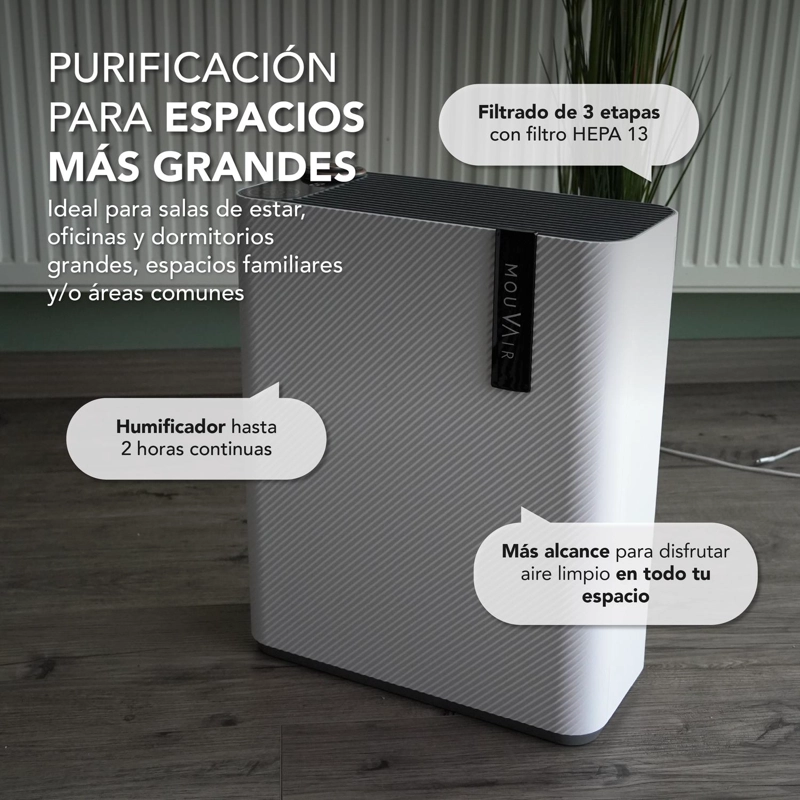 PURIFICADOR DE AIRE MOUVAIR CALM + FILTRO HEPA H13 - 7