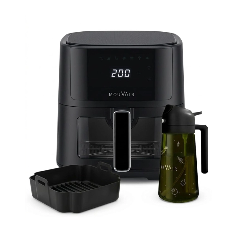PACK FREIDORA CLEAR FRY 6L + ROCIADOR DE ACEITE + MOLDE DE SILICONA - 1