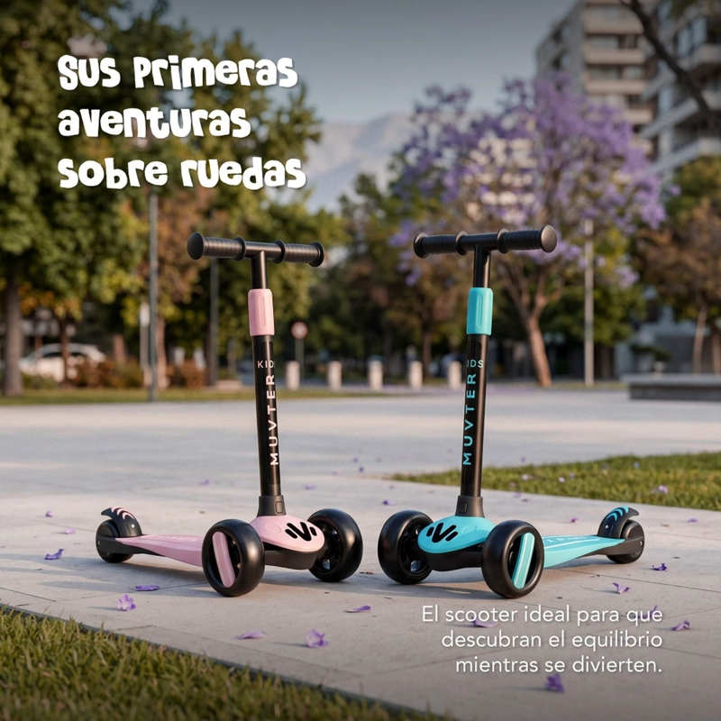SCOOTER MUVTER KIDS UNICORNIO - 2