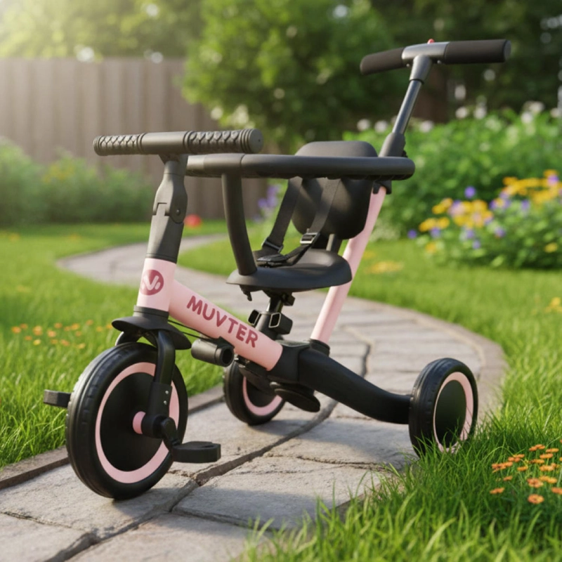 TRICICLO MULTIFUNCIONAL 5 EN 1 MUVTER RIDE PRO - 2