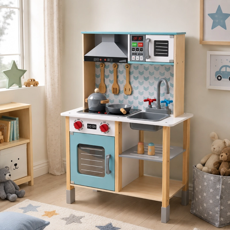 COCINA DE MADERA PARA NIÑOS MUVTER DREAM KITCHEN - 7