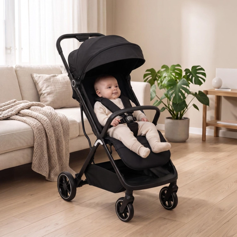 COCHE DE PASEO MUVTER EASYGO PLEGABLE PARA BEBE  0 A 4 AÑOS - 2