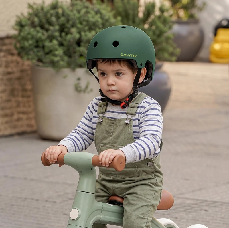 CASCO MUVTER SAFE GREEN TAMAÑO XS - 2