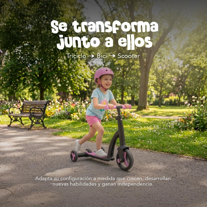 TRICICLO EVOLUTIVO 5 EN 1 - MUVTER GROW - 5