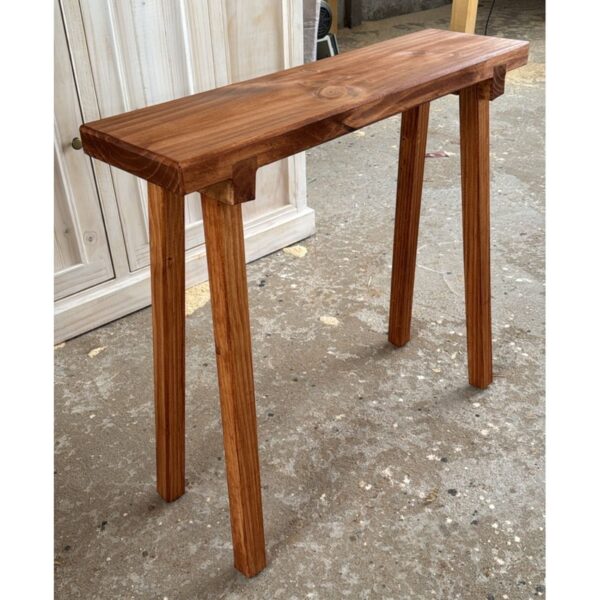 MESA TAIKKEE ARRIMO RÚSTICA NOGAL MADERA - 2