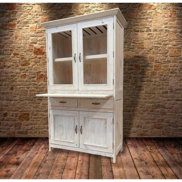 MUEBLE LICORERA TAIKKEE MADERA BLANCO CON CAVA ALBAYALDE - 3
