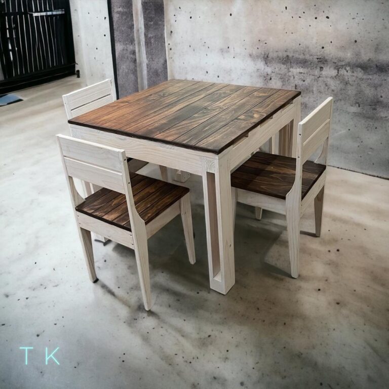 MESA COMEDOR TAIKKEE 4 SILLAS PALLET - 2