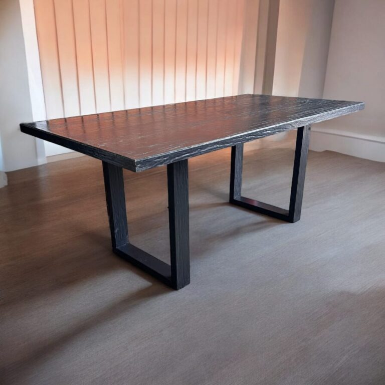 MESA COMEDOR TAIKKEE EN DECAPADA NEGRO MADERA - 2