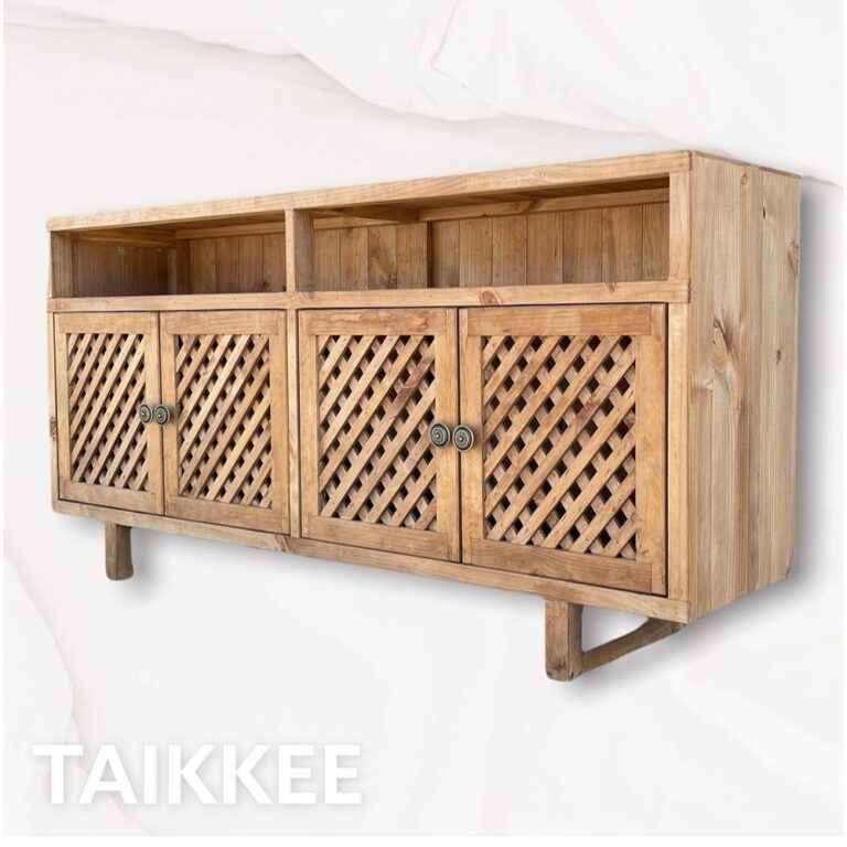 BUFFET TAIKKEE MADERA PINO ROBLE RÚSTICO TRILLAJE - 3