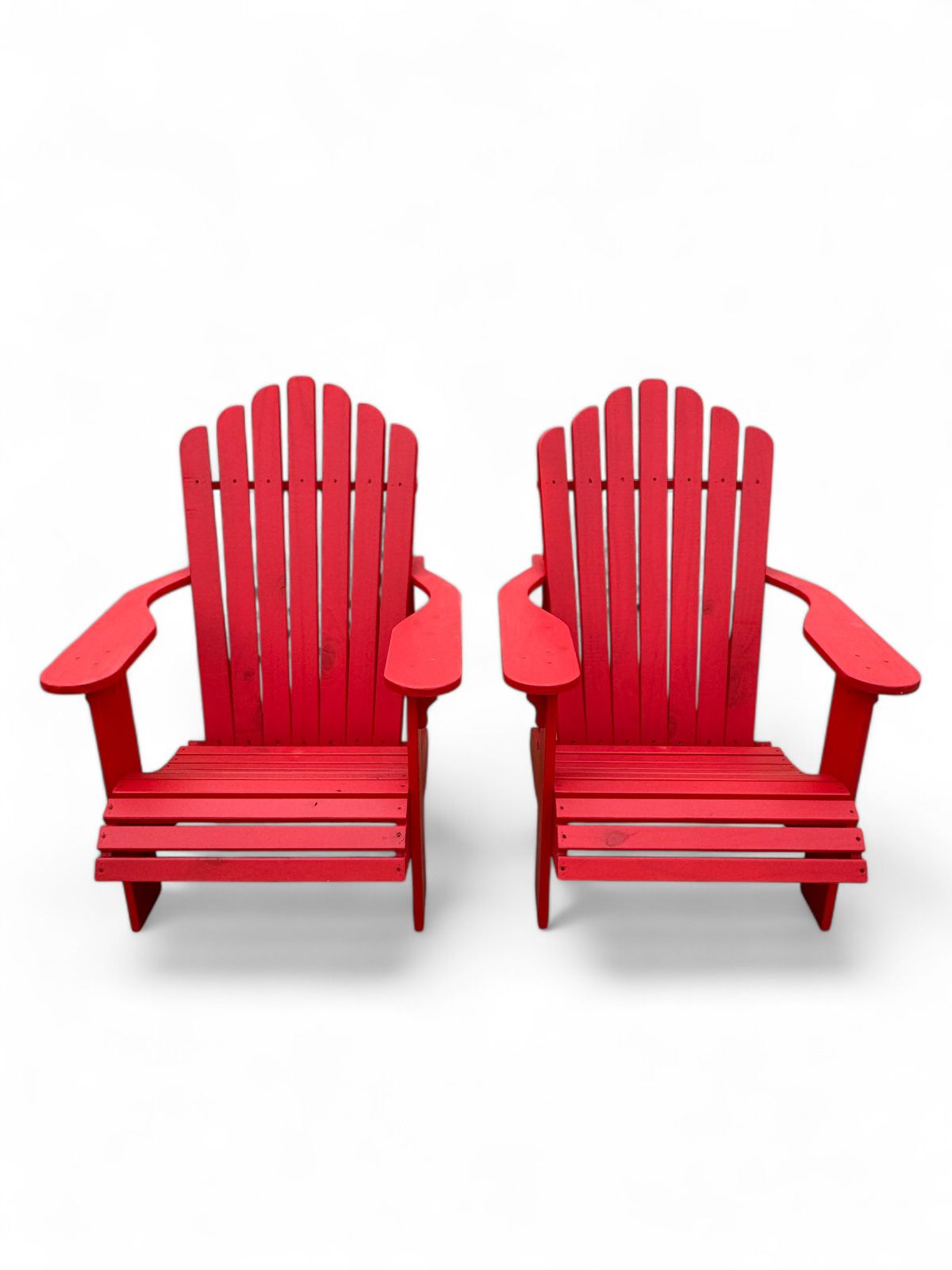 PACK 2 SILLAS ADIRONDACK TAIKKEE COLOR ROJO - 3
