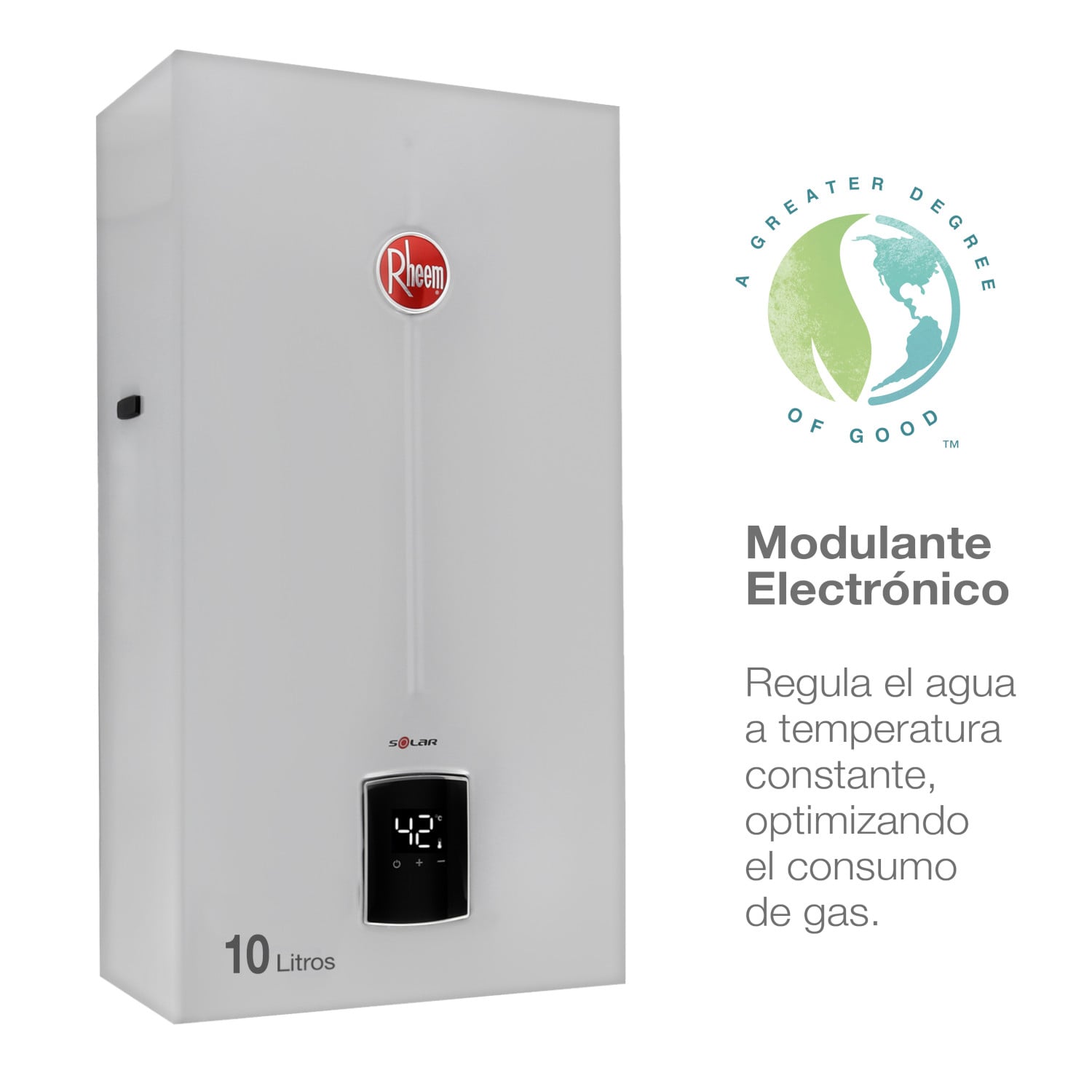 CALEFONT RHEEM 10 LITROS GAS NATURAL TIRO NATURAL - 4