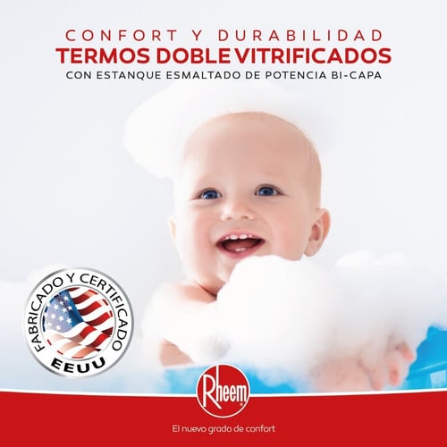 TERMO ELÉCTRICO RHEEM DE PISO 76 LITROS 220 V - 4