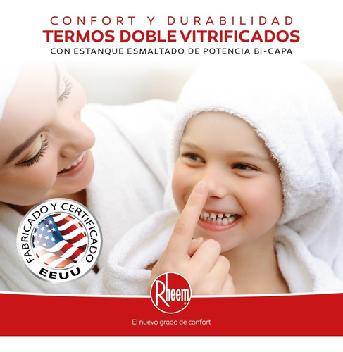 TERMO ELÉCTRICO RHEEM DE PISO 114 LITROS 220 V - 4