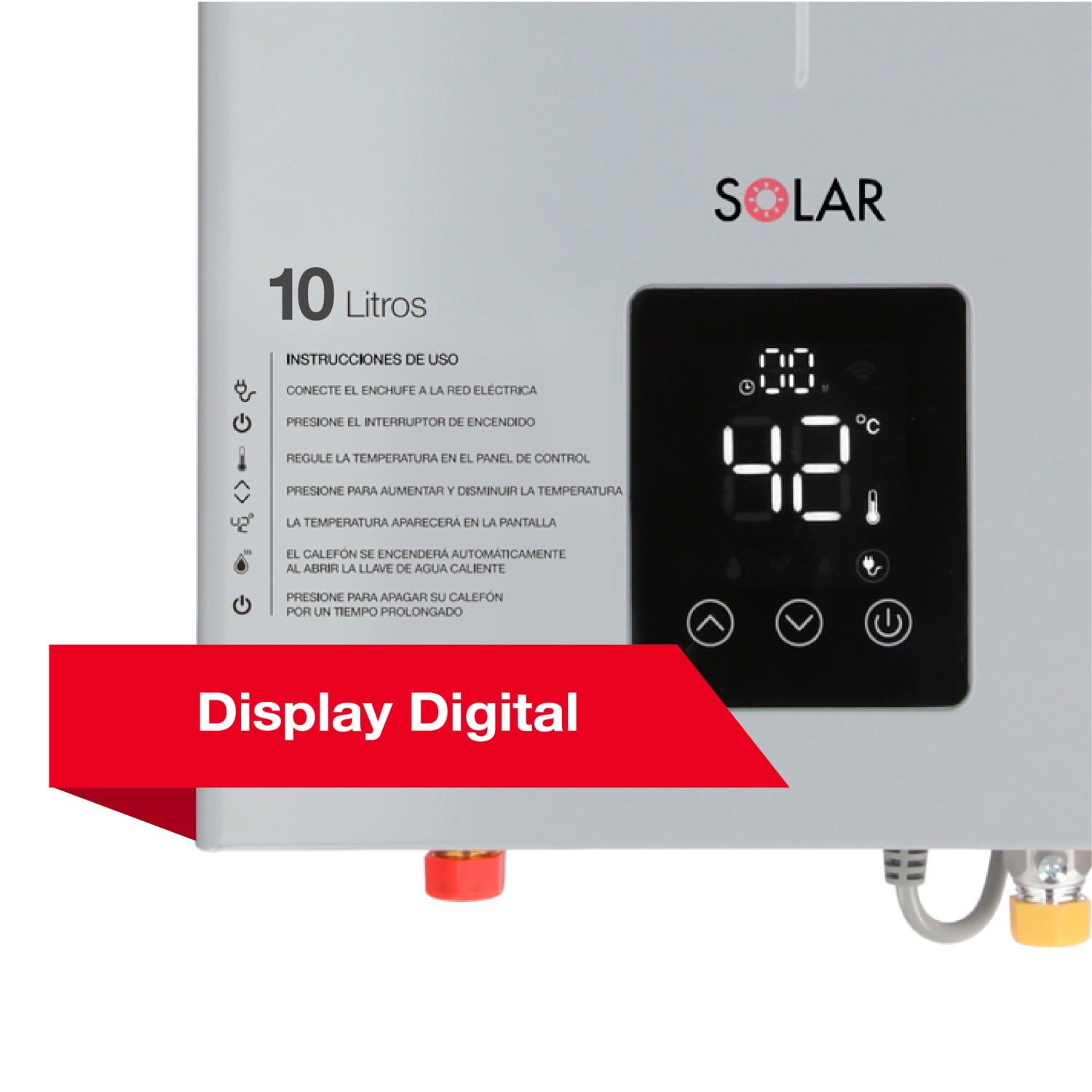 PACK CALEFONT A GAS LICUADO 10 L SPLENDID RHEEM TIRO FORZADO + KIT - 2