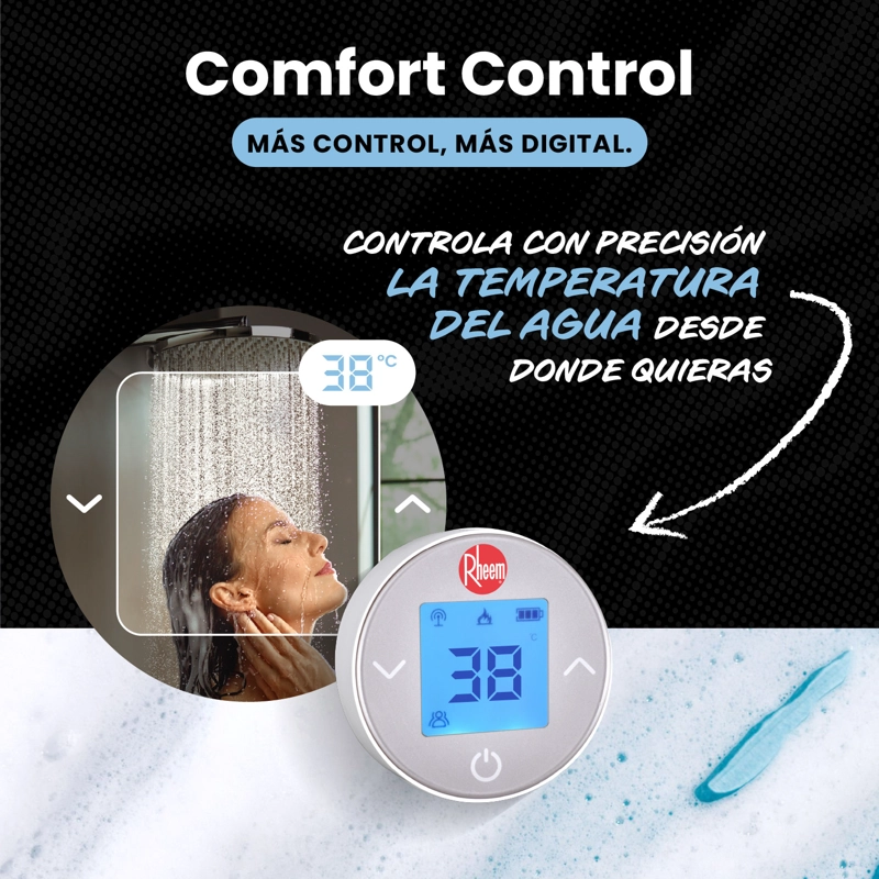 CONTROL DE TEMPERATURA DIGITAL SIN RECEPTOR USB RHEEM - 4