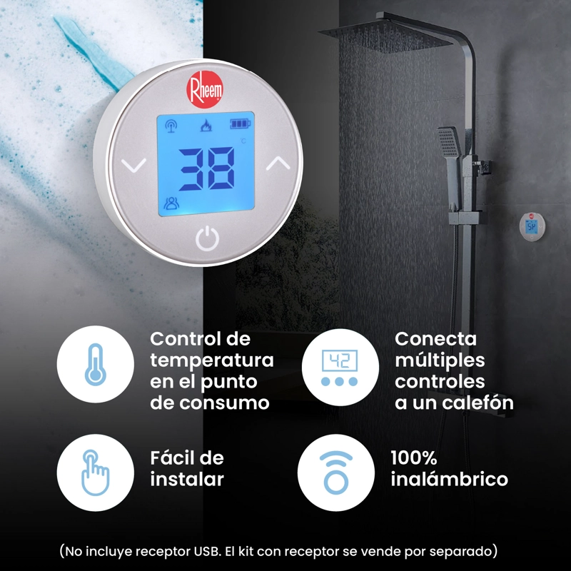 CONTROL DE TEMPERATURA DIGITAL SIN RECEPTOR USB RHEEM - 2