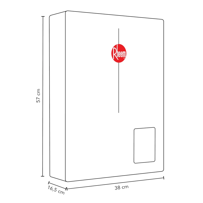 CALEFONT 18 L GAS NATURAL T FORZADO + CONTROL DIGITAL RHEEM - 9