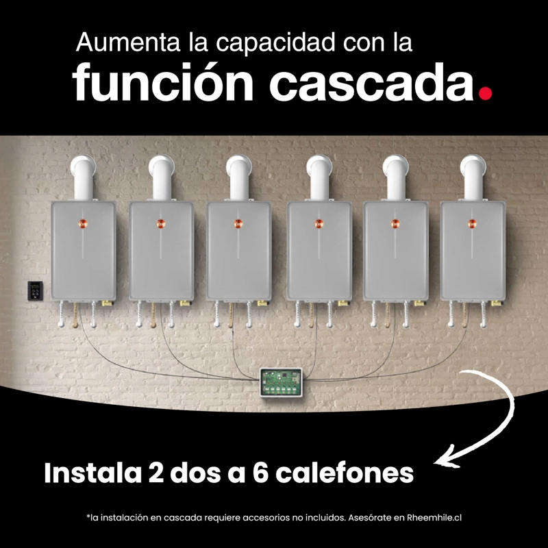 CALEFONT 28 LITROS GAS LICUADO TIRO FORZADO RHEEM - 8