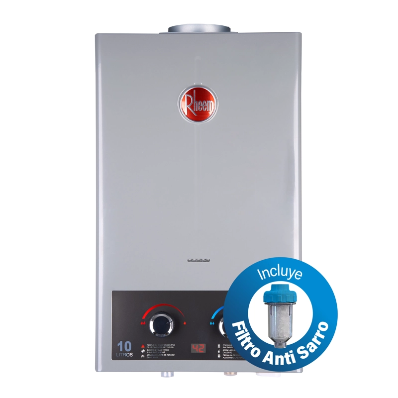 CALEFONT 10 LITROS GAS NATURAL TIRO NATURAL RHEEM - 3