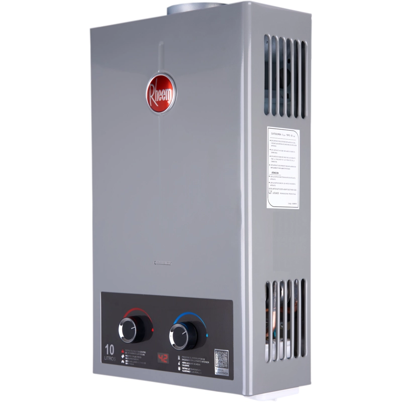 CALEFONT DIGITAL 10 LITROS GAS LICUADO TIRO NATURAL RHEEM - 6