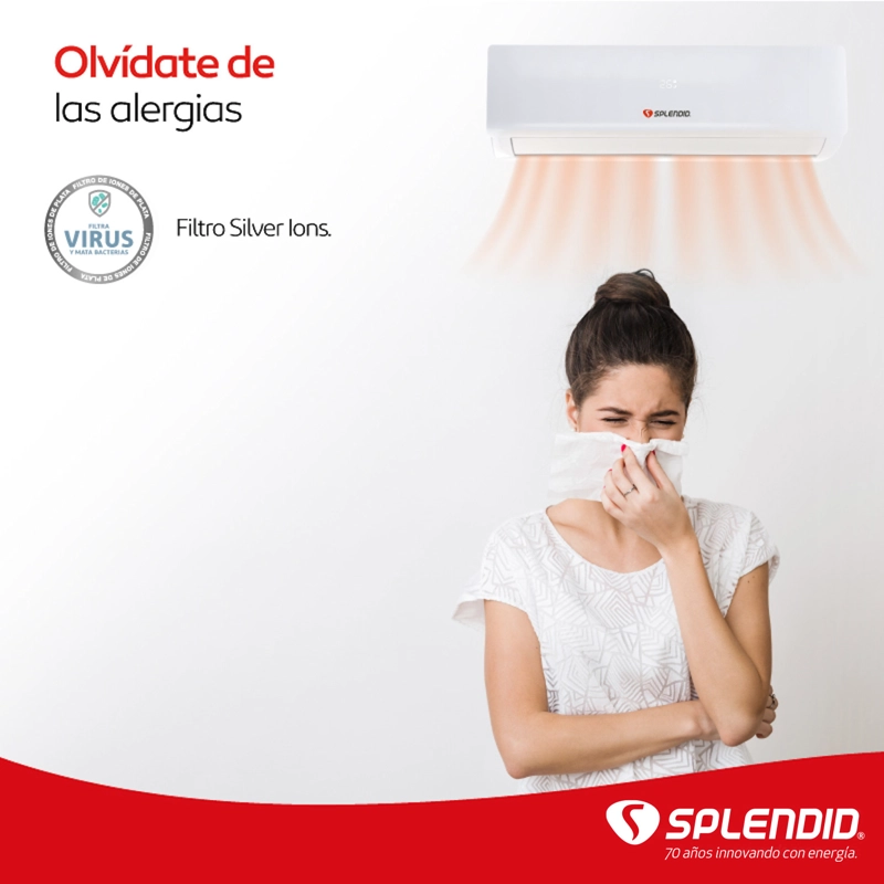 AIRE ACONDICIONADO 9000 BTU INVERTER SPLENDID - 8