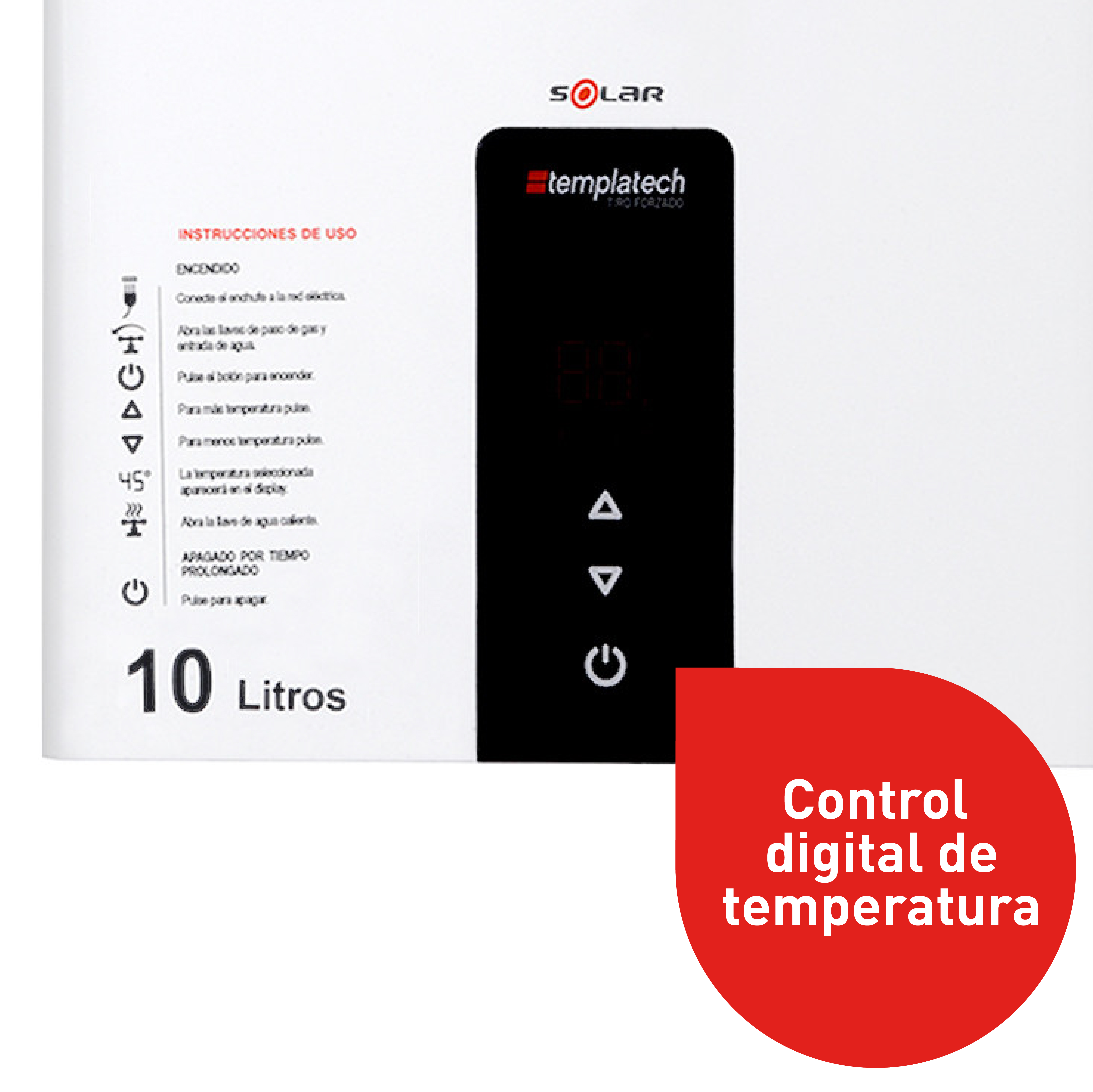CALEFONT SPLENDID 10 LITROS GAS LICUADO CÁMARA ESTANCA - 3