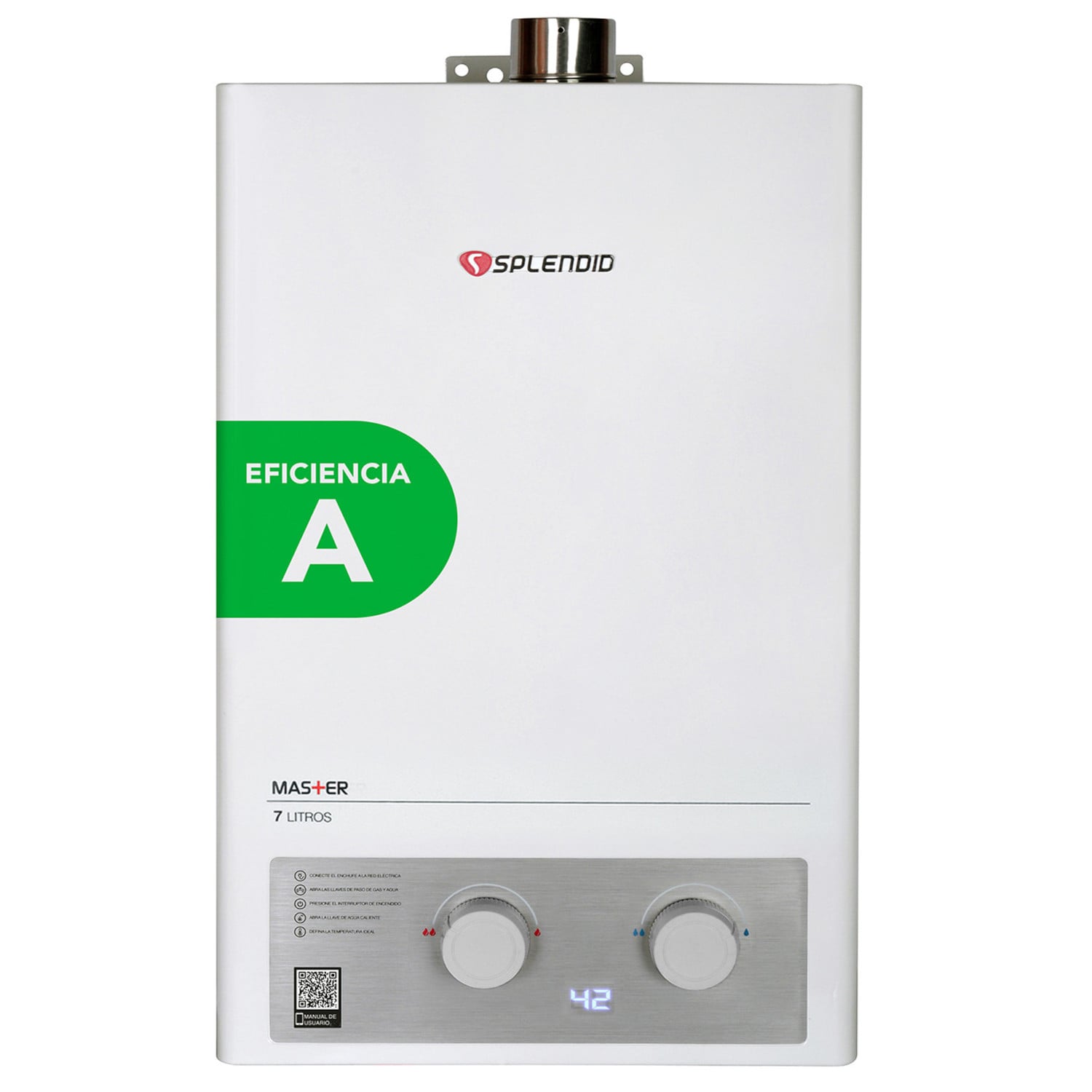 CALEFONT A GAS LICUADO 7 L SPLENDID TIRO FORZADO