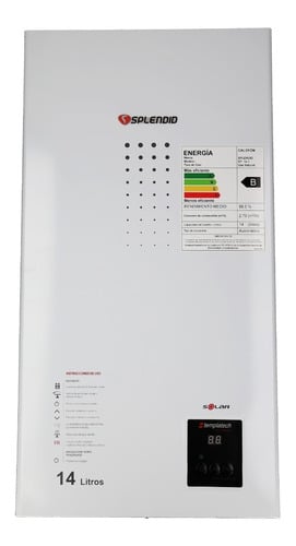 CALEFONT A GAS NATURAL 14 L SPLENDID TIRO NATURAL - 1