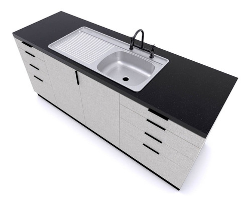 LAVAPLATOS SPLENDID SOBREPONER COMB IZQUIERDO 1000 X 500 CM - 2