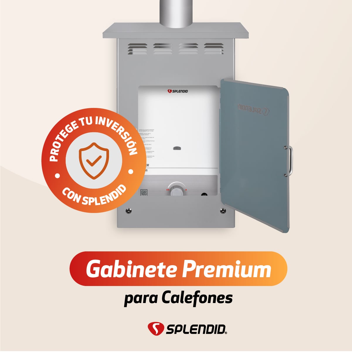 GABINETE SPLENDID PARA CALEFONES DE 11 A 16 LITROS - 5