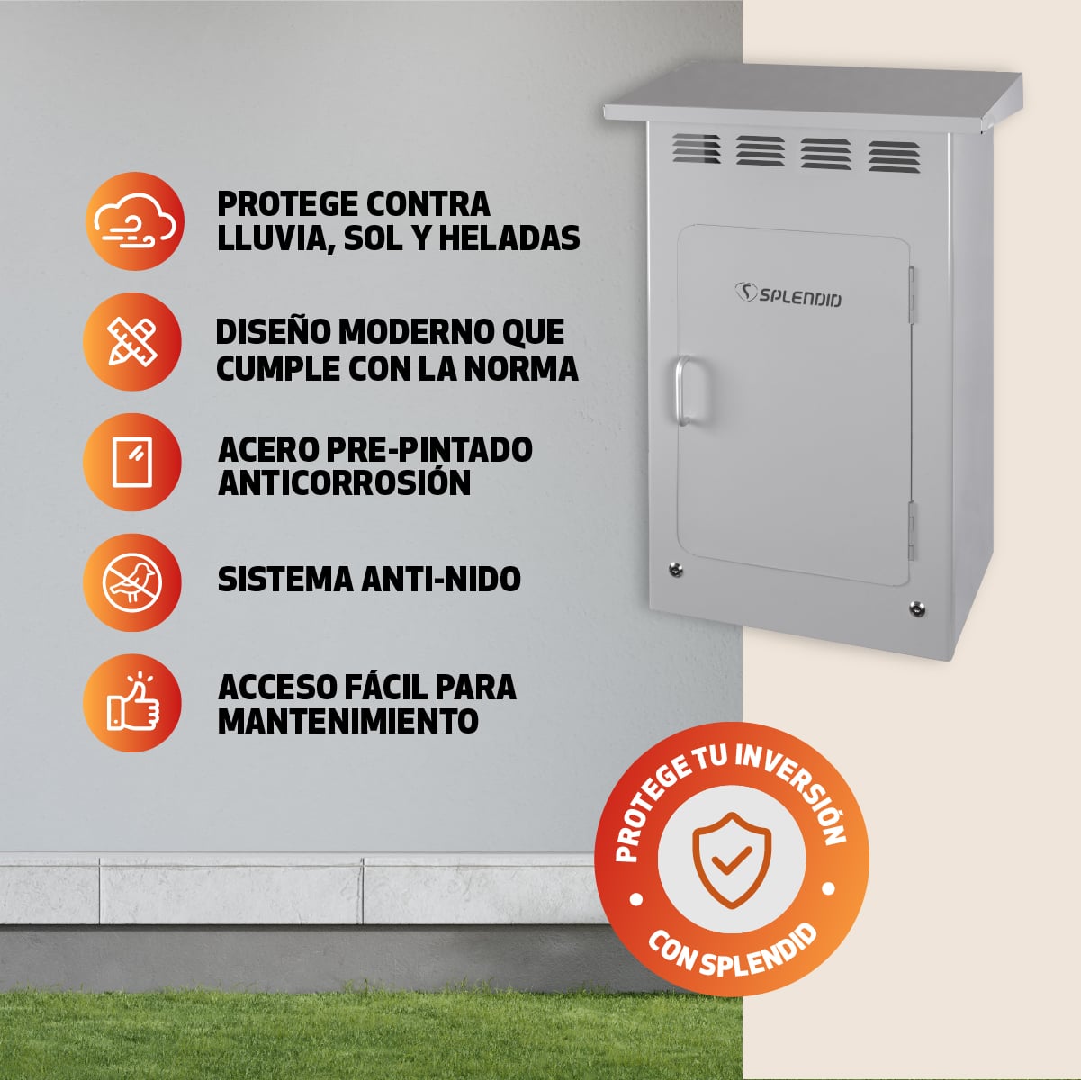 GABINETE SPLENDID PARA CALEFONES DE 11 A 16 LITROS - 6
