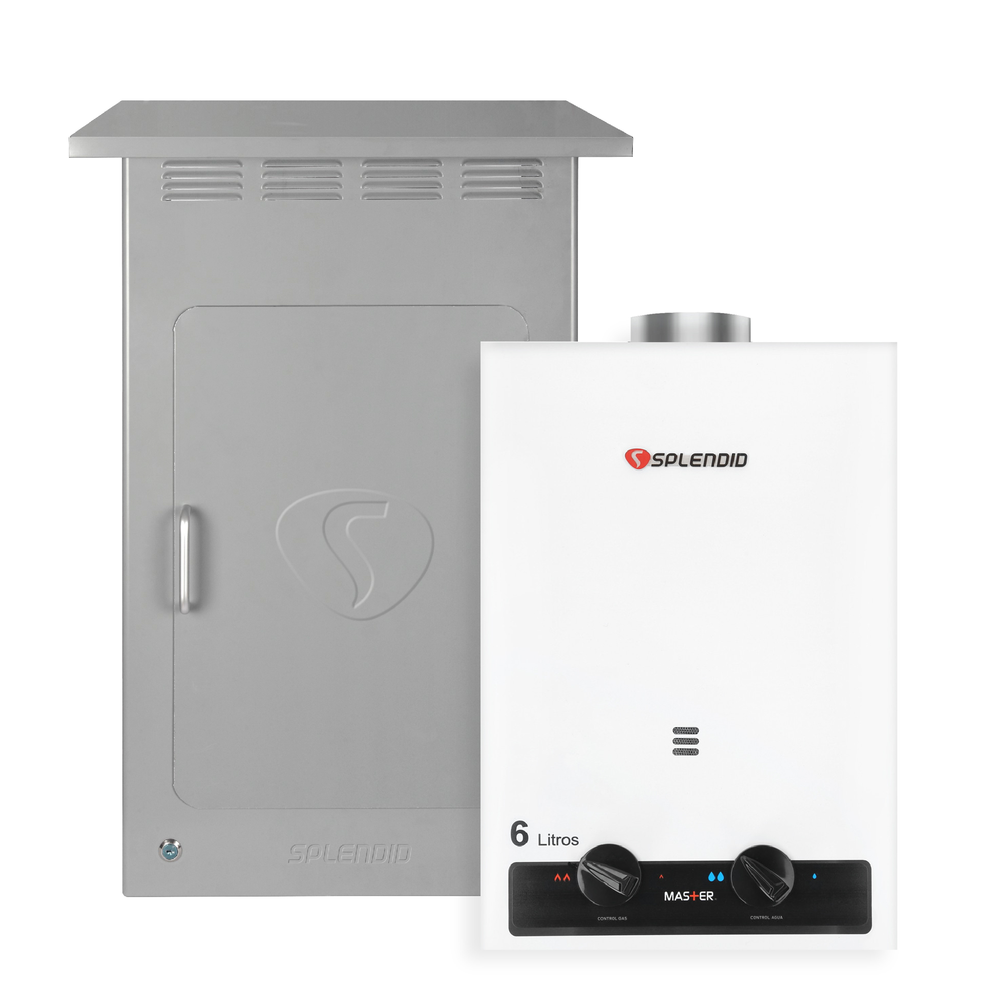 SPLENDID PACK CALEFONT 6L TIRO NATURAL GAS LICUADO + GABINETE