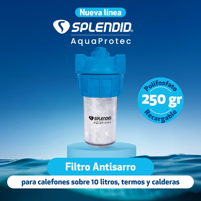 FILTRO DE AGUA ANTISARRO PARA CALEFONT, TERMO SPLENDID - 2
