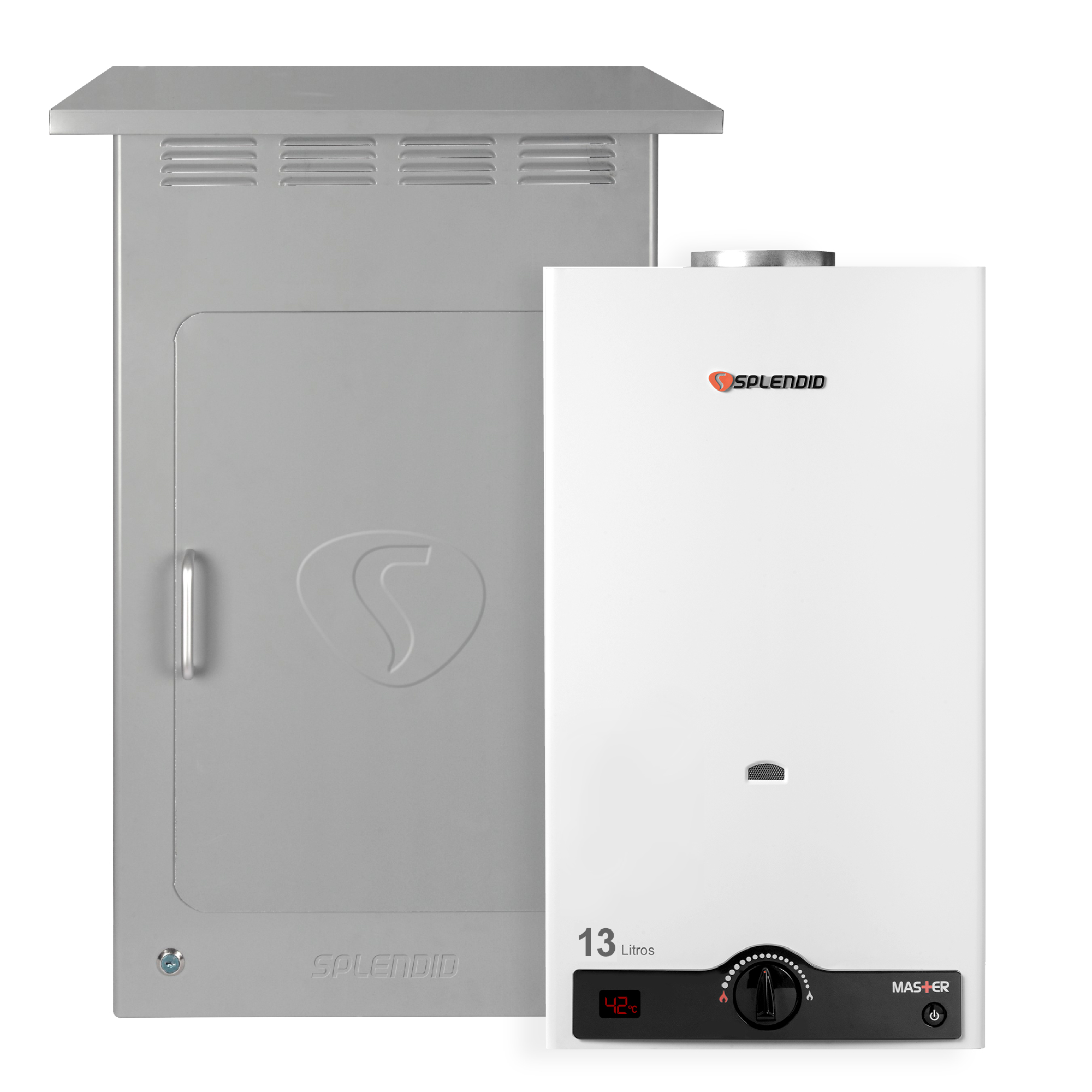 SPLENDID PACK CALEFONT 13L TIRO NATURAL GAS LICUADO + GABINETE
