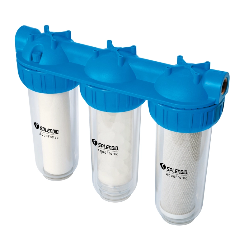 FILTRO TRIPLE DE AGUA ANTISARRO SEDIMENTOS, CLORO SPLENDID - 4