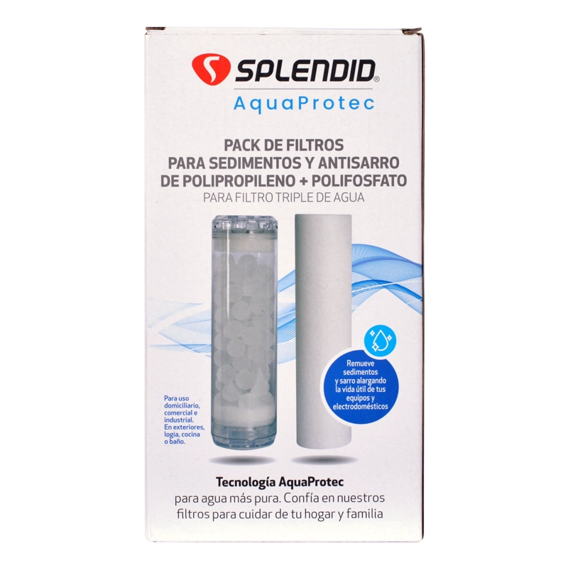 REPUESTOS POLIPROPILENO Y POLIFOSFATO FILTRO TRIPLE SPLENDID - 2