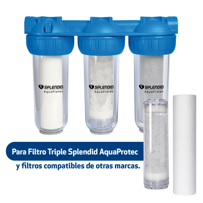 REPUESTOS POLIPROPILENO Y POLIFOSFATO FILTRO TRIPLE SPLENDID - 5
