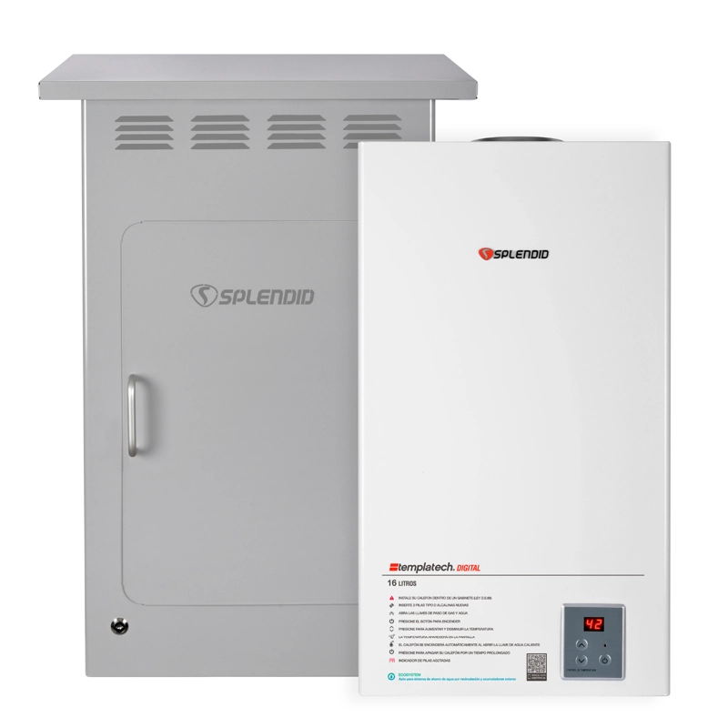 SPLENDID PACK CALEFONT 16L TIRO NATURAL GAS LICUADO + GABINETE