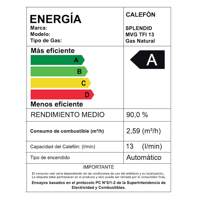 PACK CALEFONT 13L. T FORZADO G NATURAL + KIT DE EVACUACION - 9