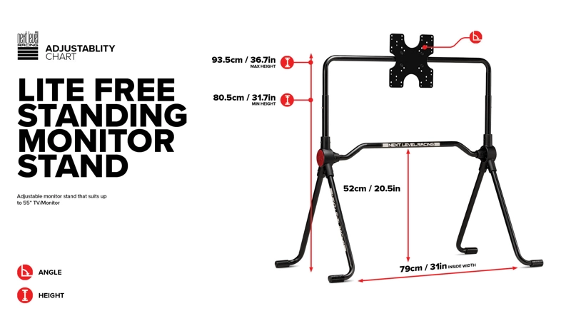 SOPORTE TV SIMULADOR COCKPIT LITE - 7